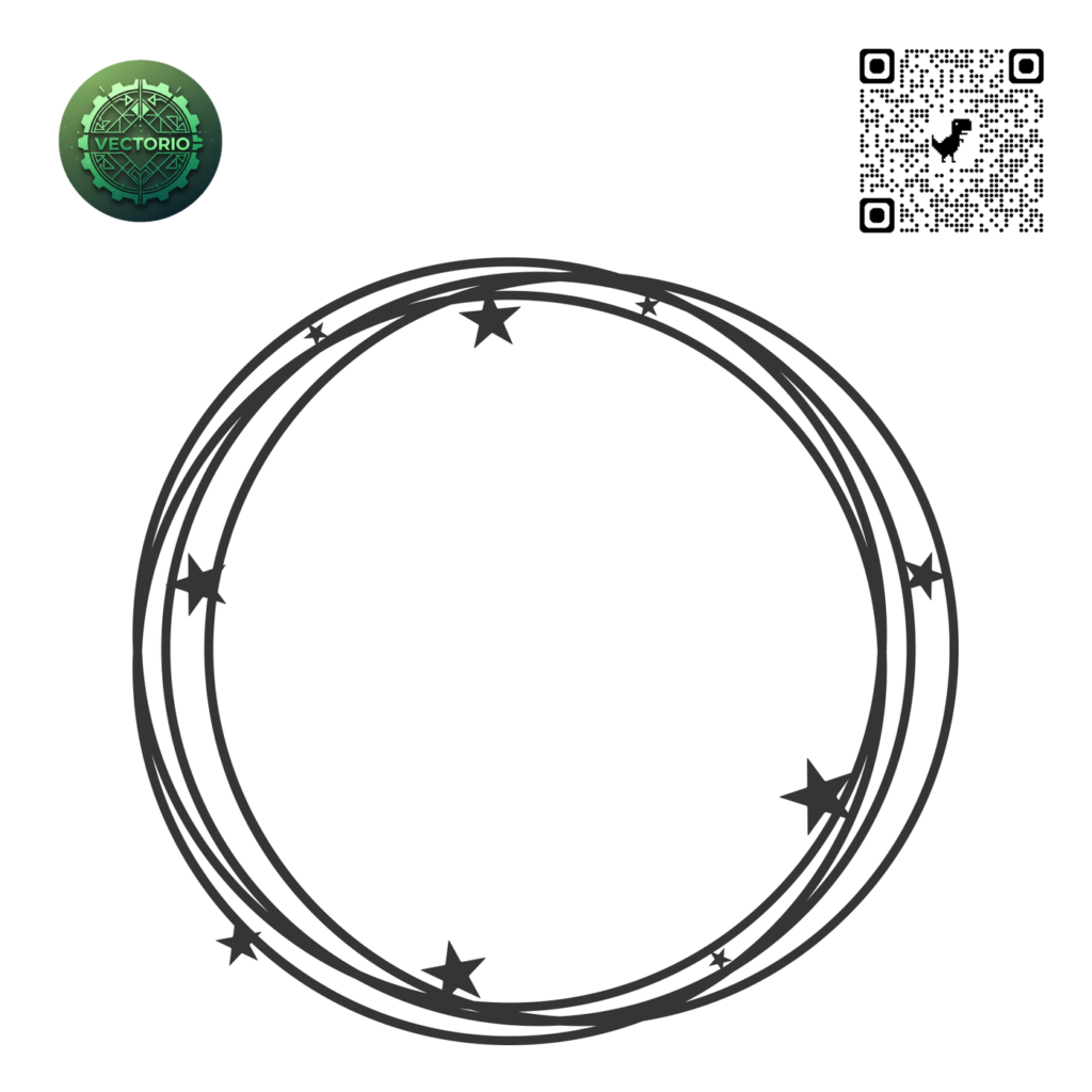 DECORATIVE ORNAMENT FRAME 68 vector design for laser cutting and engraving