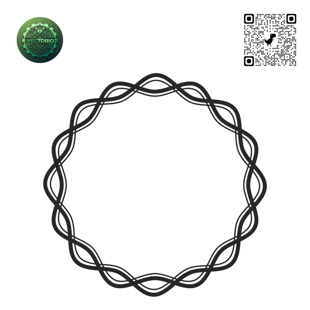 DECORATIVE ORNAMENT FRAME 69 vector design for laser cutting and engraving
