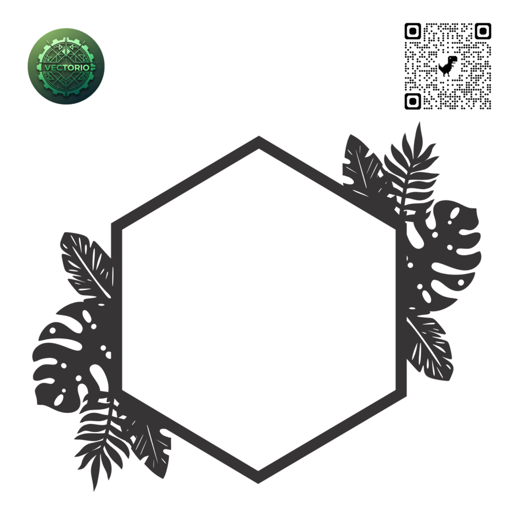 DECORATIVE ORNAMENT FRAME 72 vector design for laser cutting and engraving