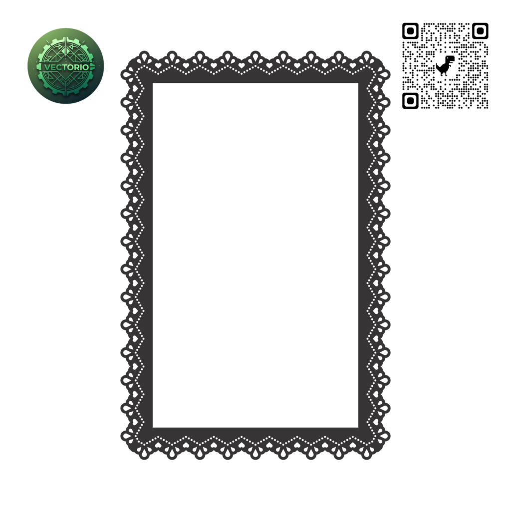 DECORATIVE RECTANGULAR FRAME 99 vector design for laser cutting and engraving