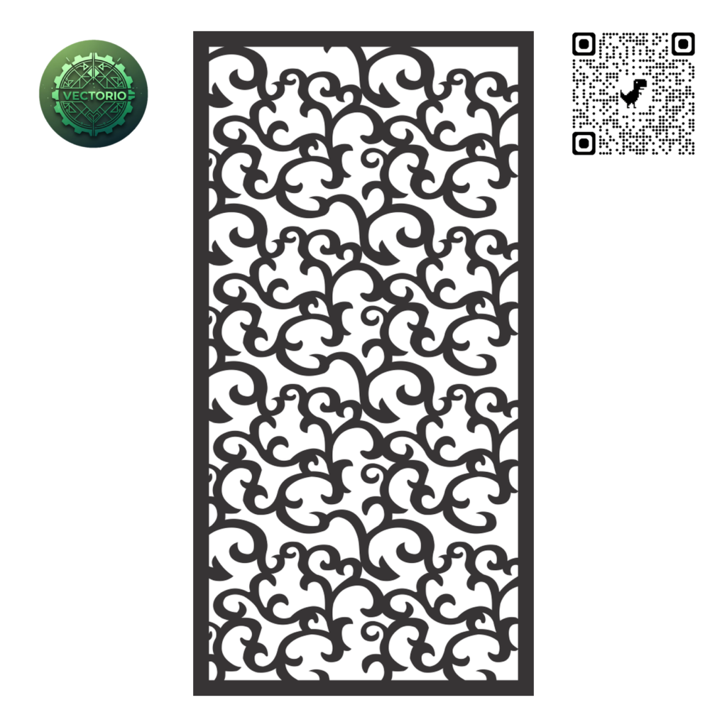 DECORATIVE WALL PANEL 10 vector design for laser cutting and engraving