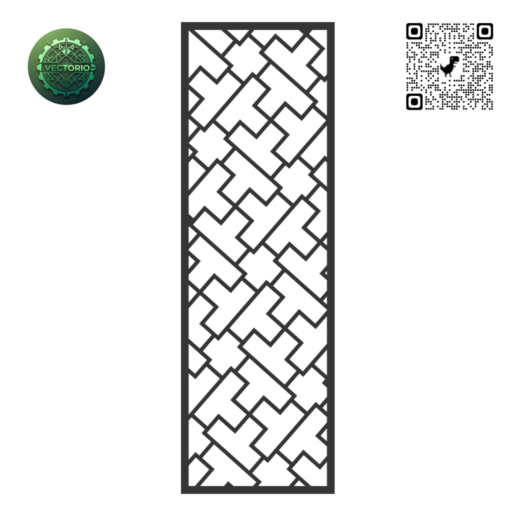 DECORATIVE WALL PANEL 105 vector design for laser cutting and engraving
