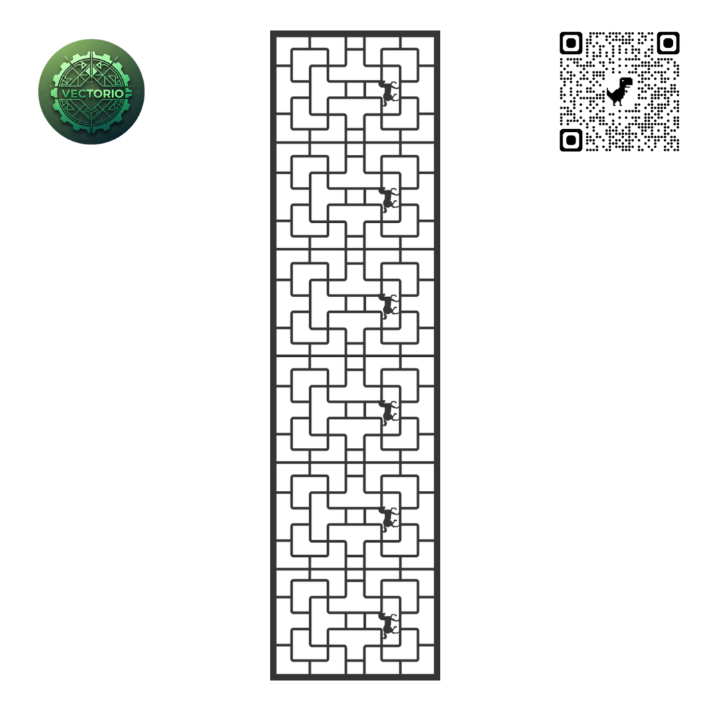 DECORATIVE WALL PANEL 108 vector design for laser cutting and engraving
