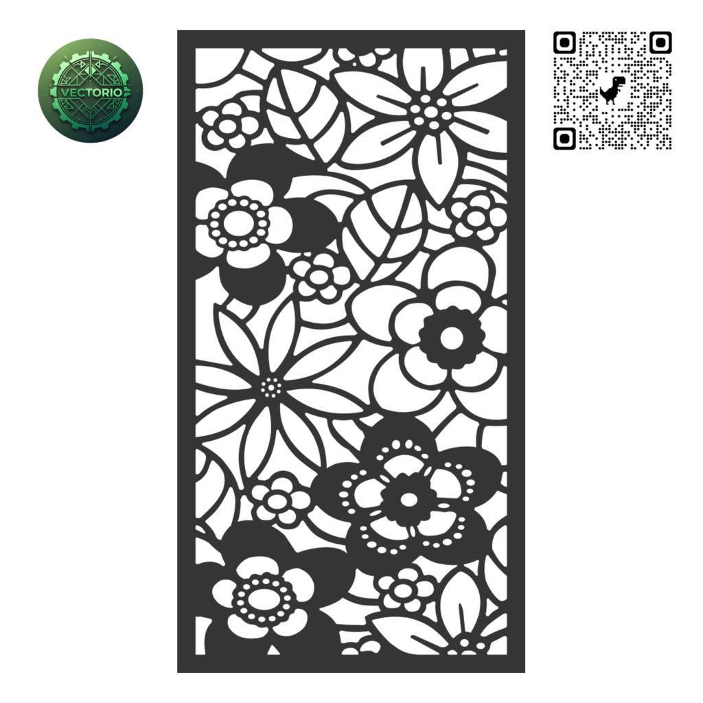 DECORATIVE WALL PANEL 11 vector design for laser cutting and engraving