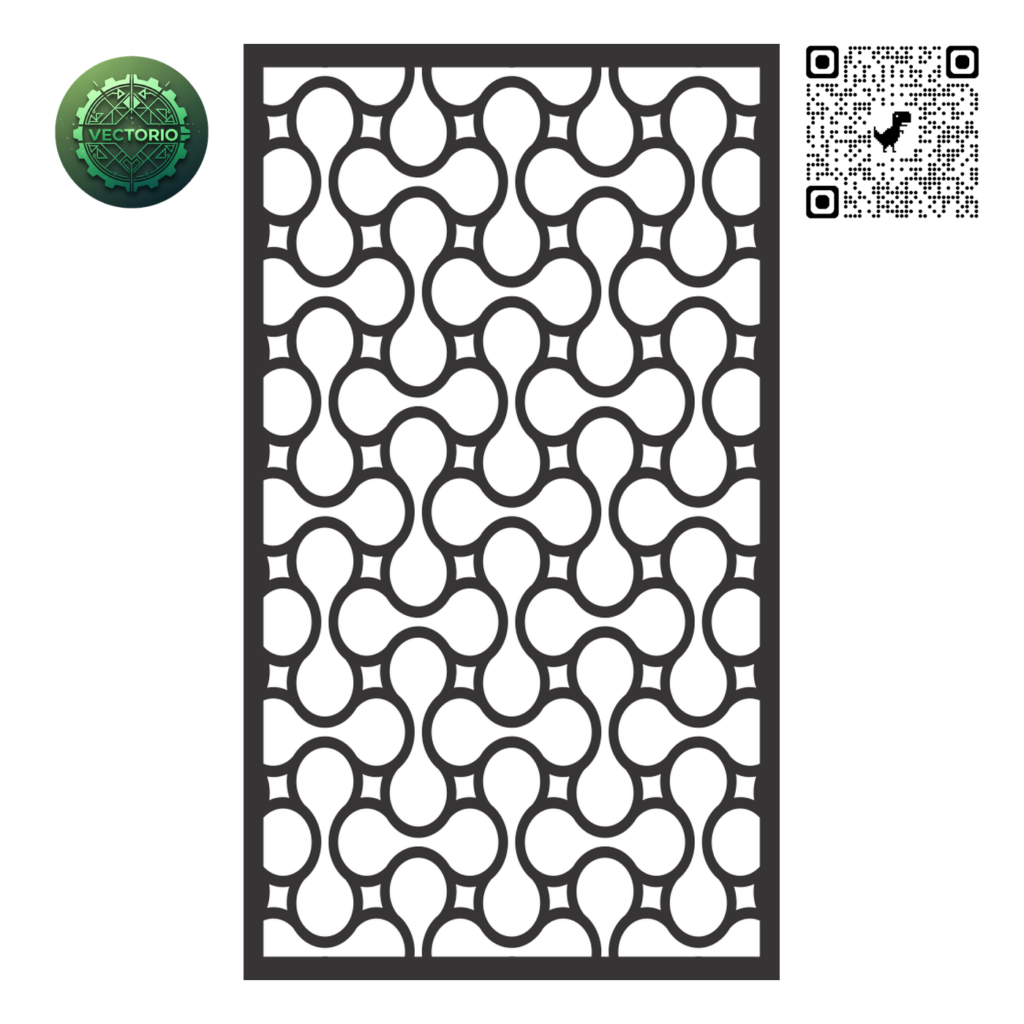 DECORATIVE WALL PANEL 115 vector design for laser cutting and engraving