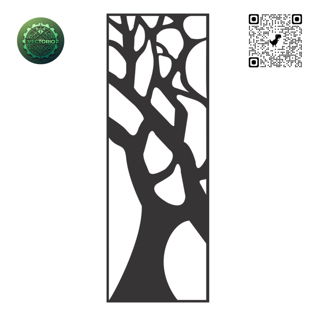DECORATIVE WALL PANEL 126 vector design for laser cutting and engraving