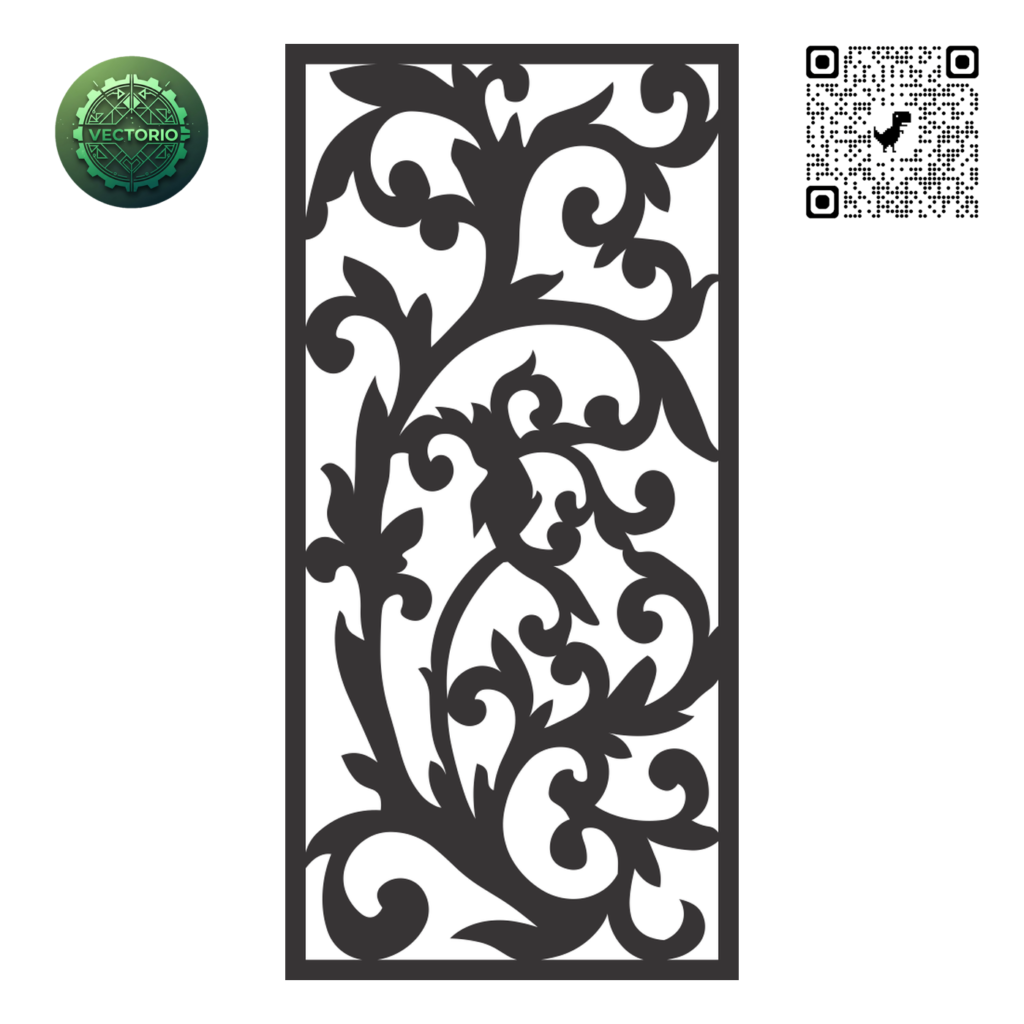 DECORATIVE WALL PANEL 13 vector design for laser cutting and engraving