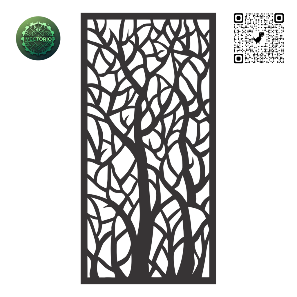 DECORATIVE WALL PANEL 138 vector design for laser cutting and engraving