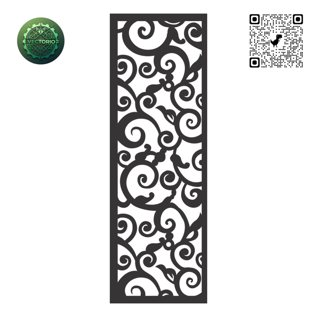 DECORATIVE WALL PANEL 15 vector design for laser cutting and engraving