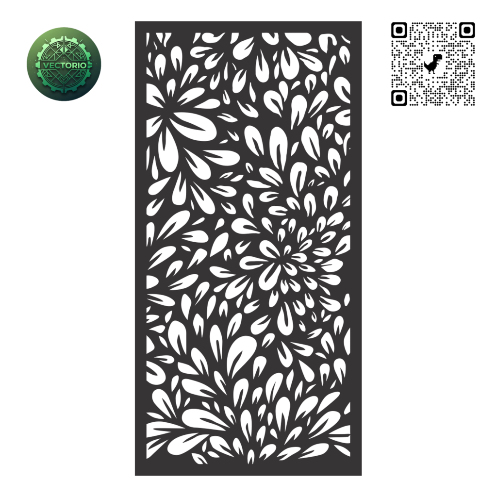 DECORATIVE WALL PANEL 158 vector design for laser cutting and engraving