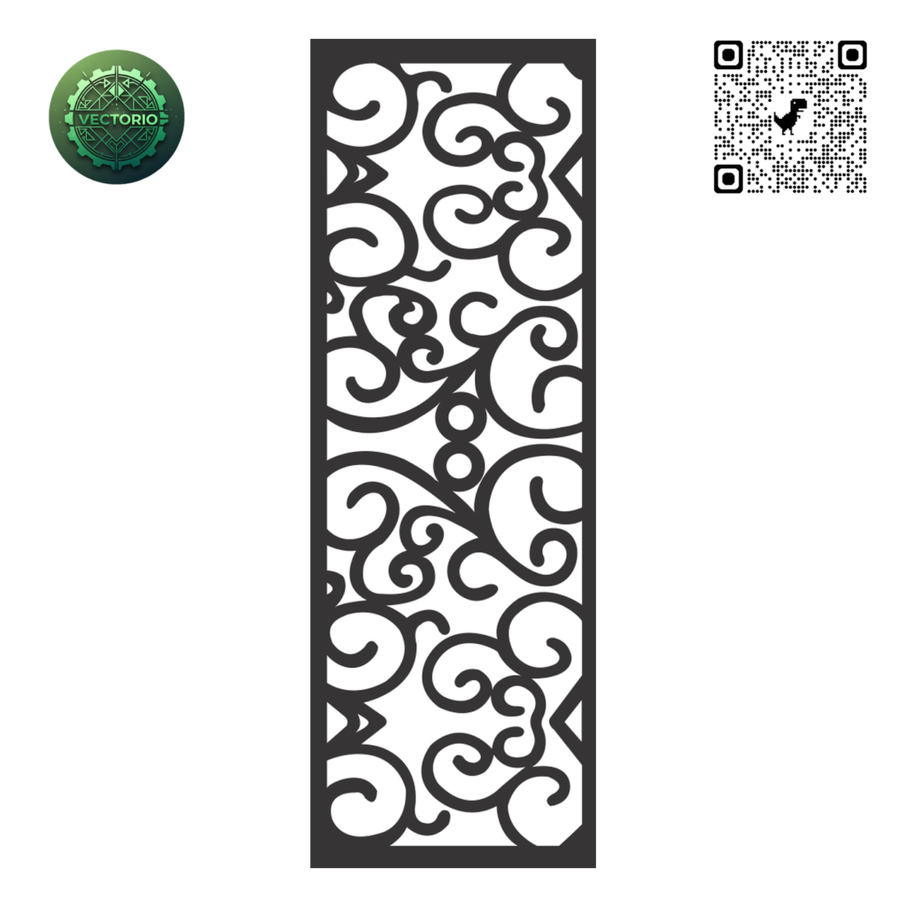 DECORATIVE WALL PANEL 16 vector design for laser cutting and engraving