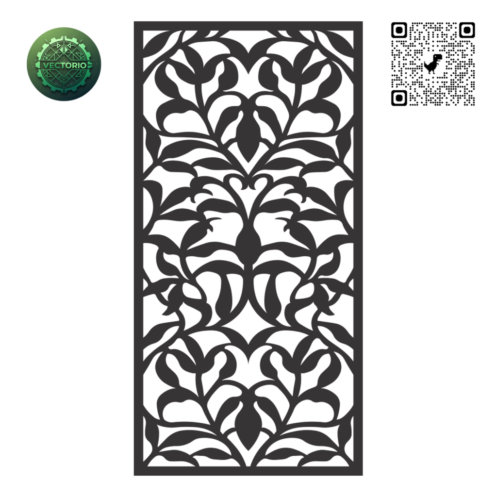 DECORATIVE WALL PANEL 170 vector design for laser cutting and engraving