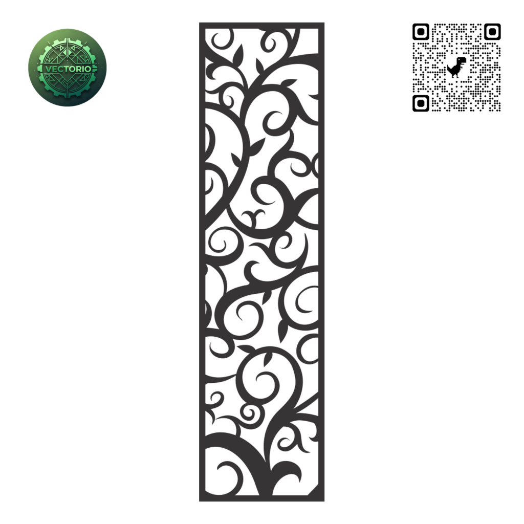 DECORATIVE WALL PANEL 173 vector design for laser cutting and engraving