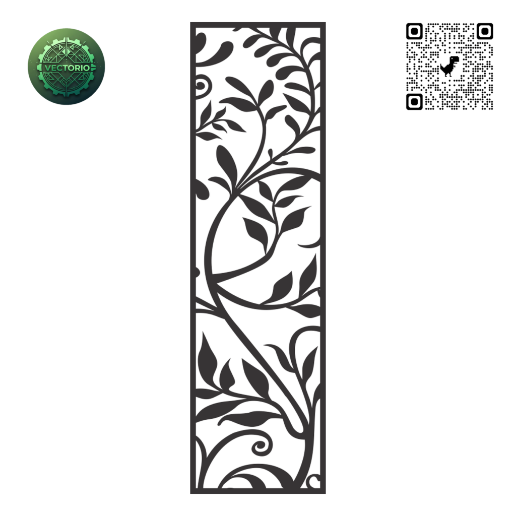 DECORATIVE WALL PANEL 177 vector design for laser cutting and engraving