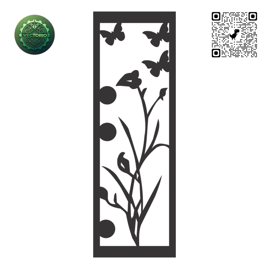 DECORATIVE WALL PANEL 181 vector design for laser cutting and engraving