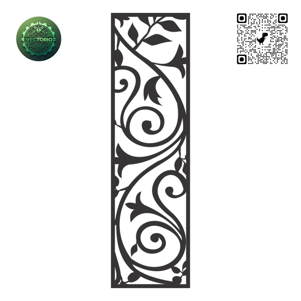 DECORATIVE WALL PANEL 189 vector design for laser cutting and engraving