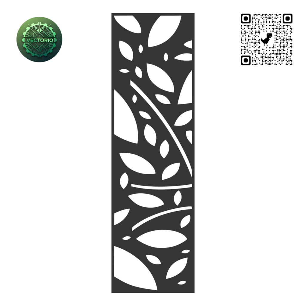 DECORATIVE WALL PANEL 195 vector design for laser cutting and engraving