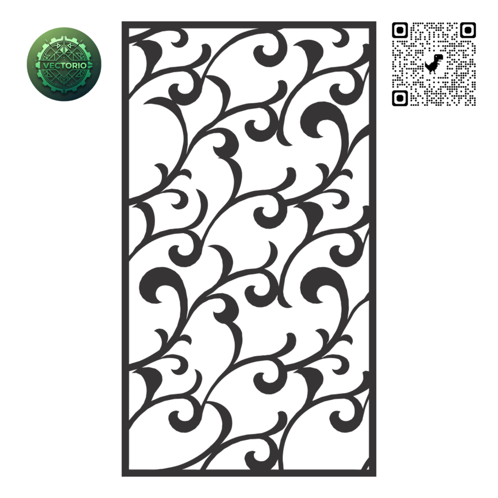 DECORATIVE WALL PANEL 22 vector design for laser cutting and engraving
