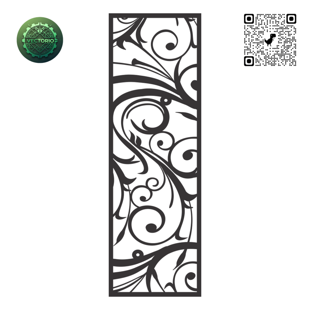 DECORATIVE WALL PANEL 24 vector design for laser cutting and engraving