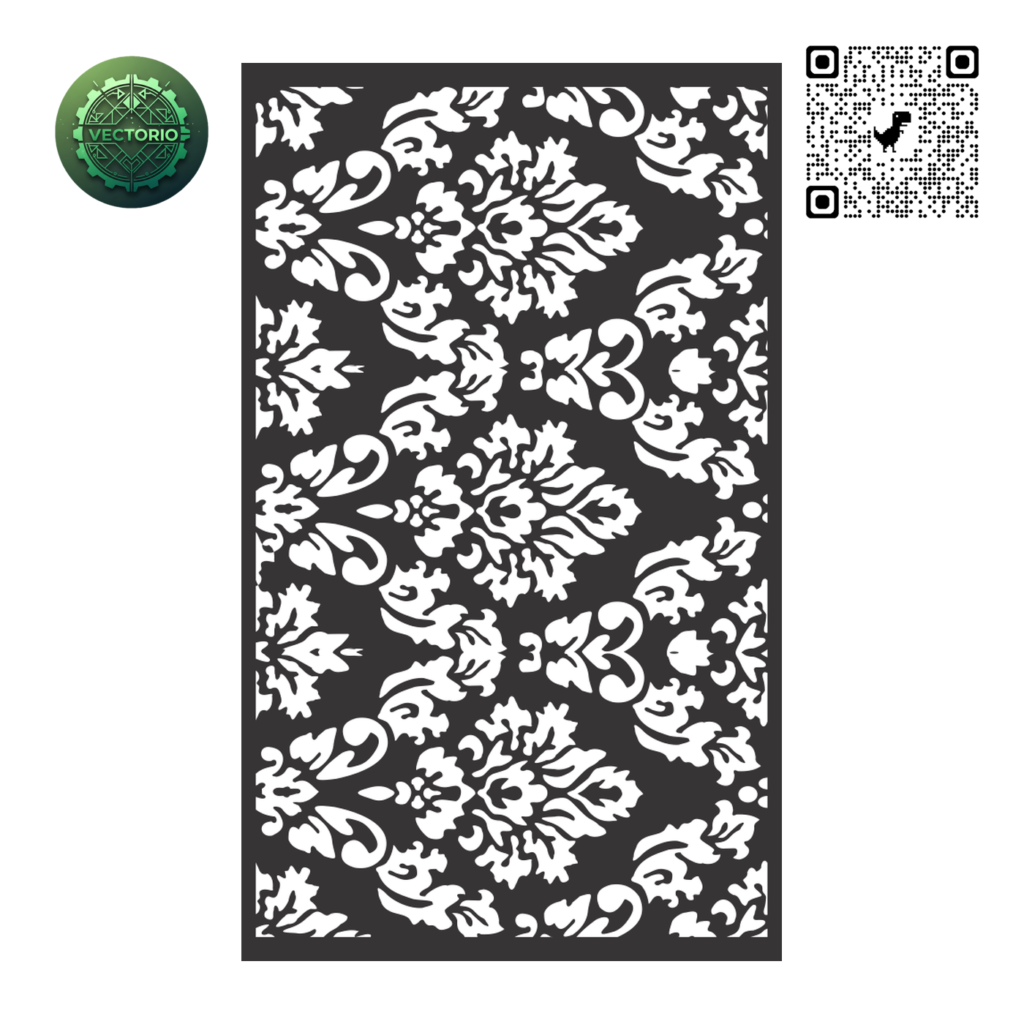 DECORATIVE WALL PANEL 25 vector design for laser cutting and engraving