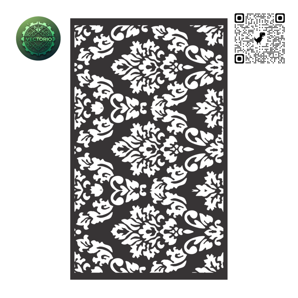 DECORATIVE WALL PANEL 3 vector design for laser cutting and engraving