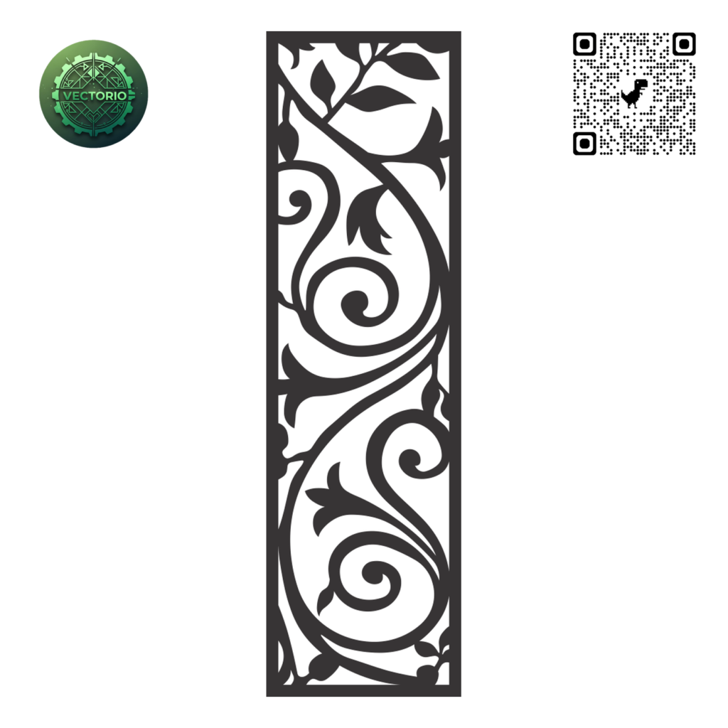 DECORATIVE WALL PANEL 35 vector design for laser cutting and engraving