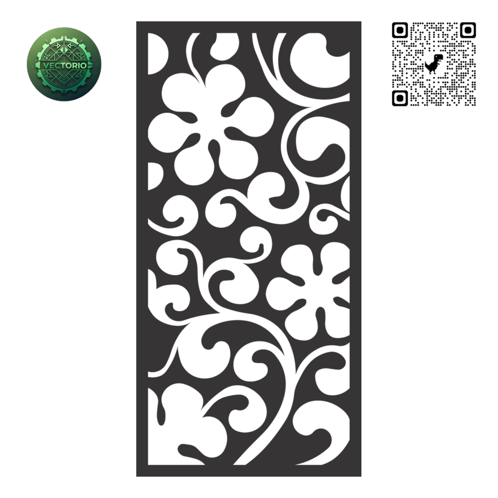 DECORATIVE WALL PANEL 37 vector design for laser cutting and engraving