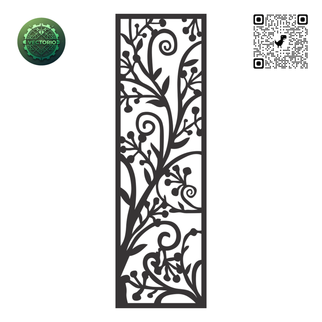 DECORATIVE WALL PANEL 41 vector design for laser cutting and engraving