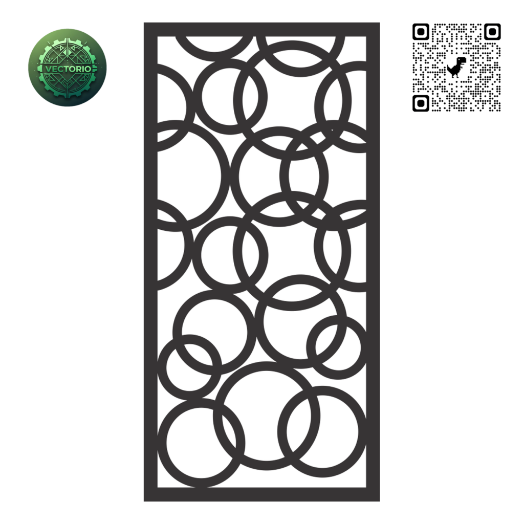 DECORATIVE WALL PANEL 53 vector design for laser cutting and engraving