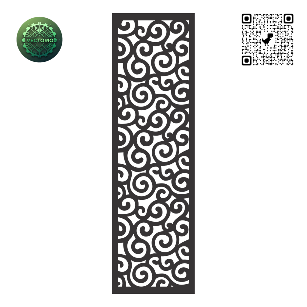 DECORATIVE WALL PANEL 7 vector design for laser cutting and engraving