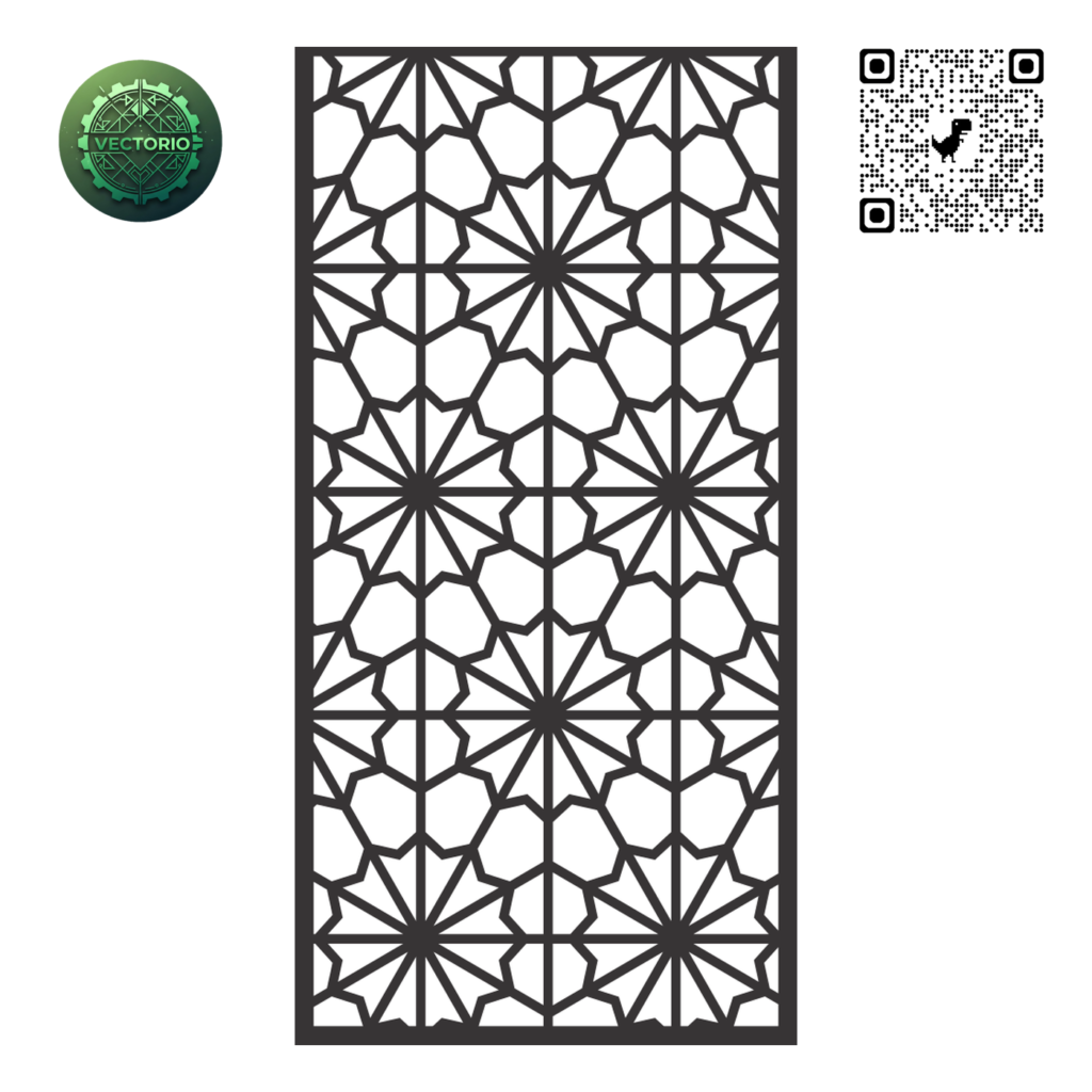 DECORATIVE WALL PANEL 75 vector design for laser cutting and engraving