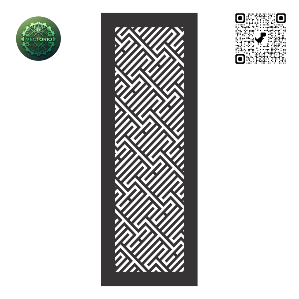 DECORATIVE WALL PANEL 88 vector design for laser cutting and engraving