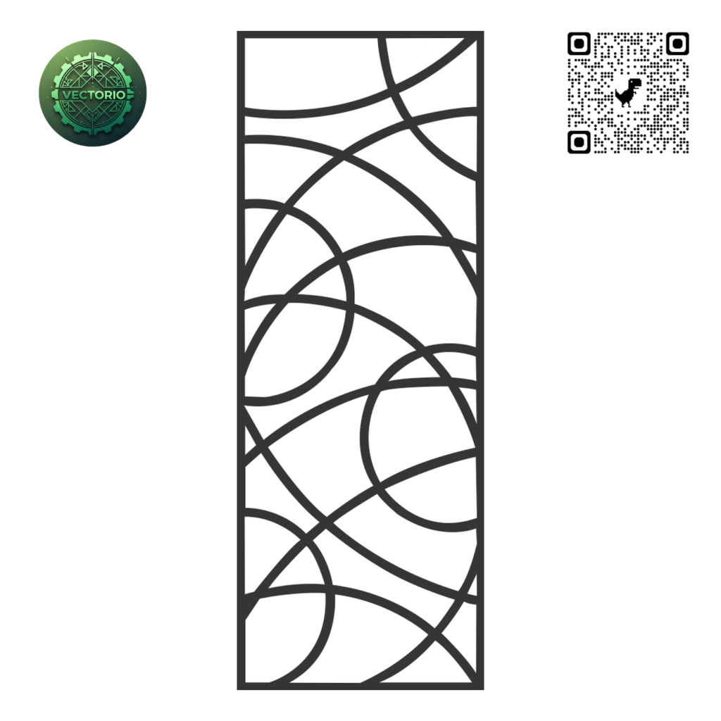 DECORATIVE WALL PANEL 9 vector design for laser cutting and engraving