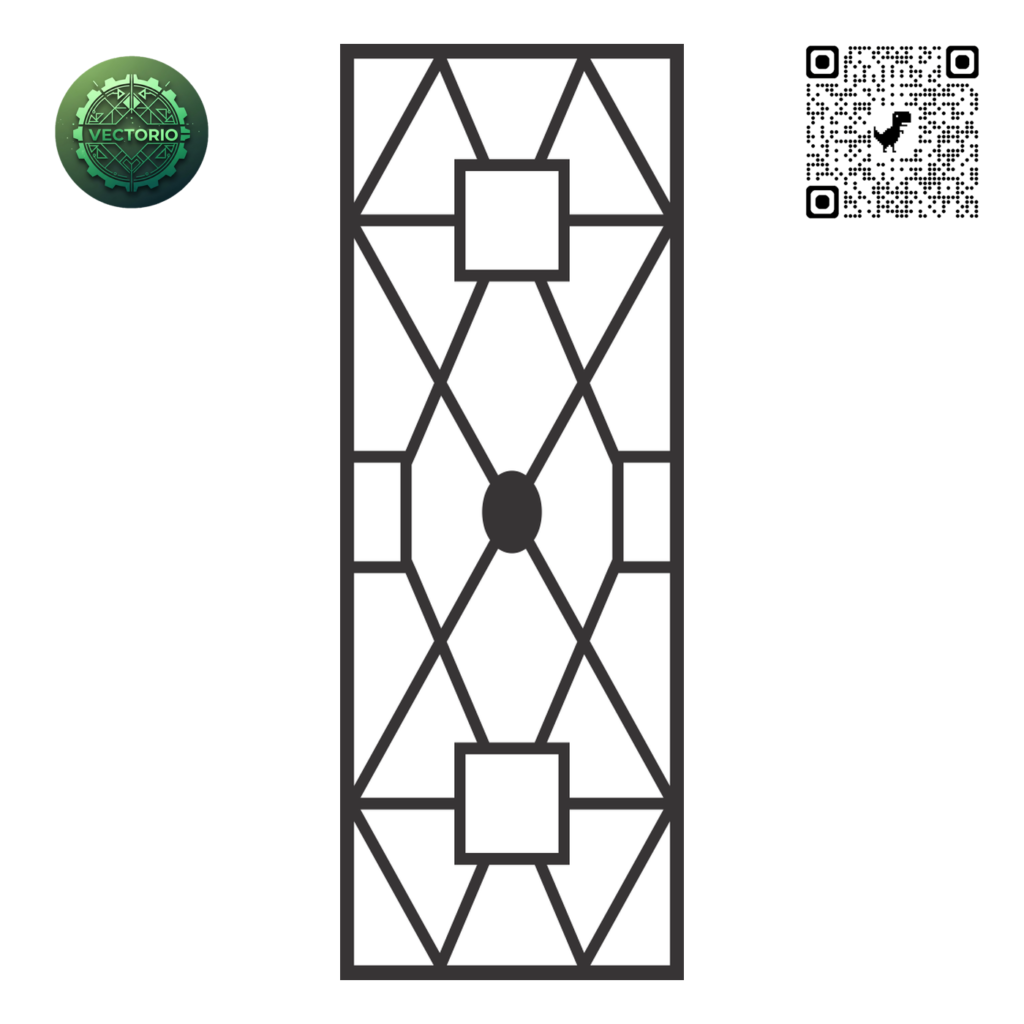 DECORATIVE WALL PANEL 99 vector design for laser cutting and engraving