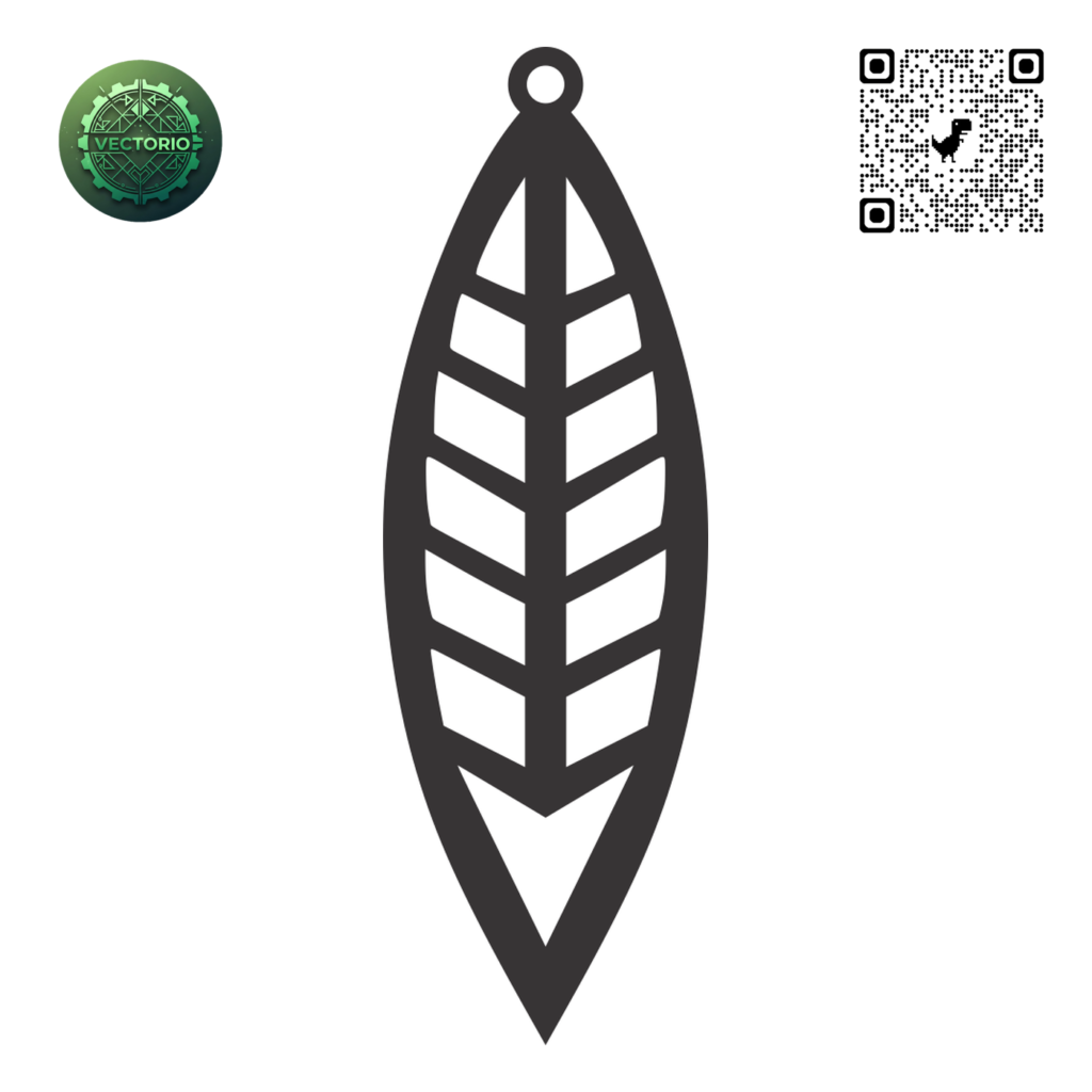 FEATHER 21 vector design for laser cutting and engraving