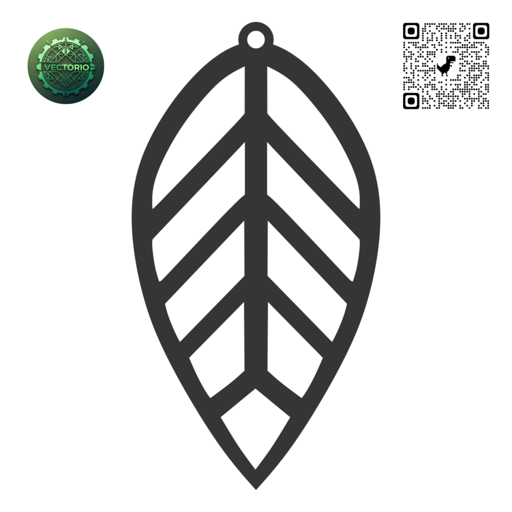 FEATHER 22 vector design for laser cutting and engraving
