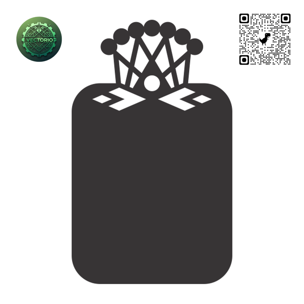 HANG TAG 1 vector design for laser cutting and engraving