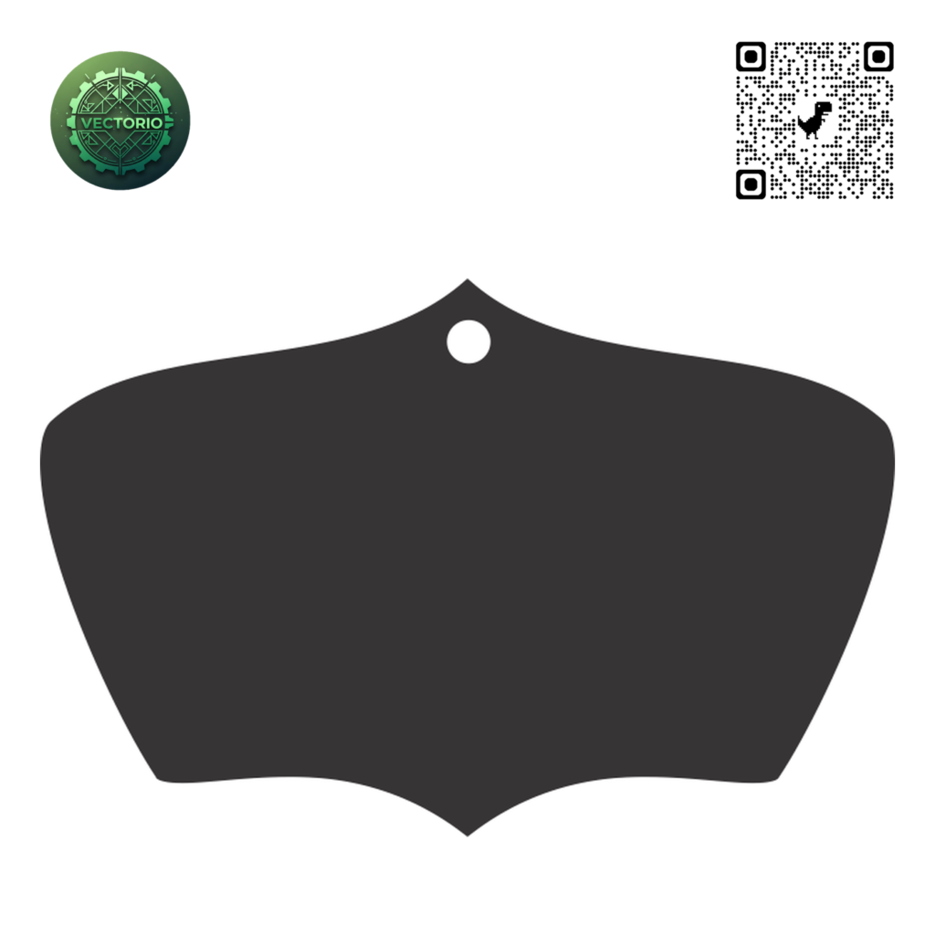 HANG TAG 104 vector design for laser cutting and engraving