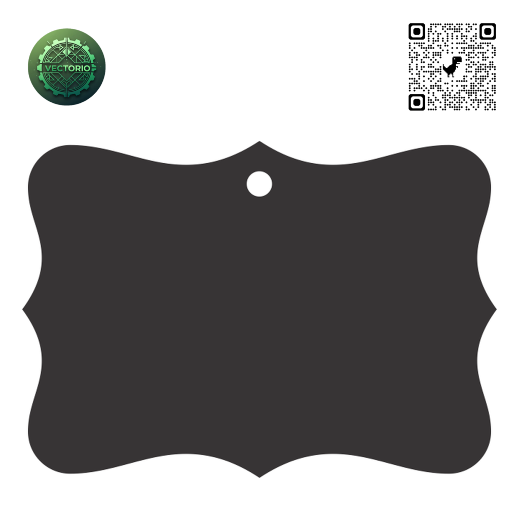 HANG TAG 138 vector design for laser cutting and engraving