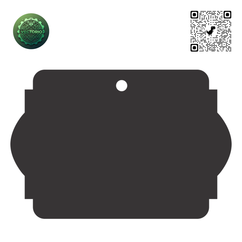 HANG TAG 141 vector design for laser cutting and engraving