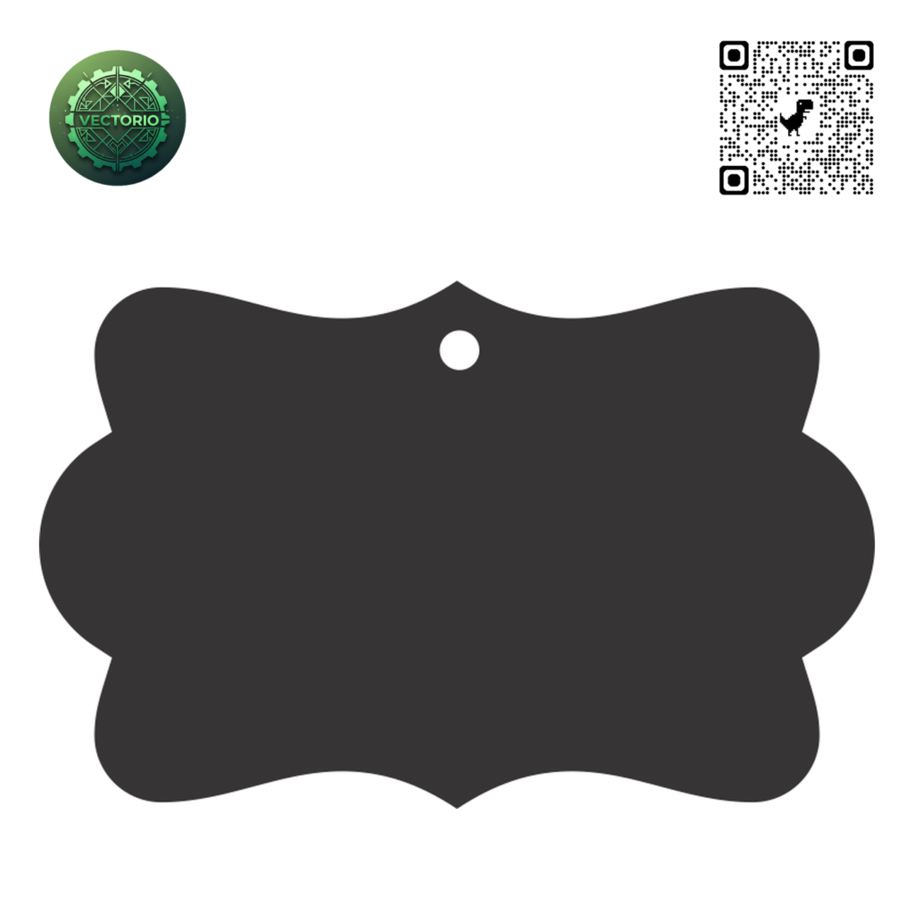HANG TAG 142 vector design for laser cutting and engraving