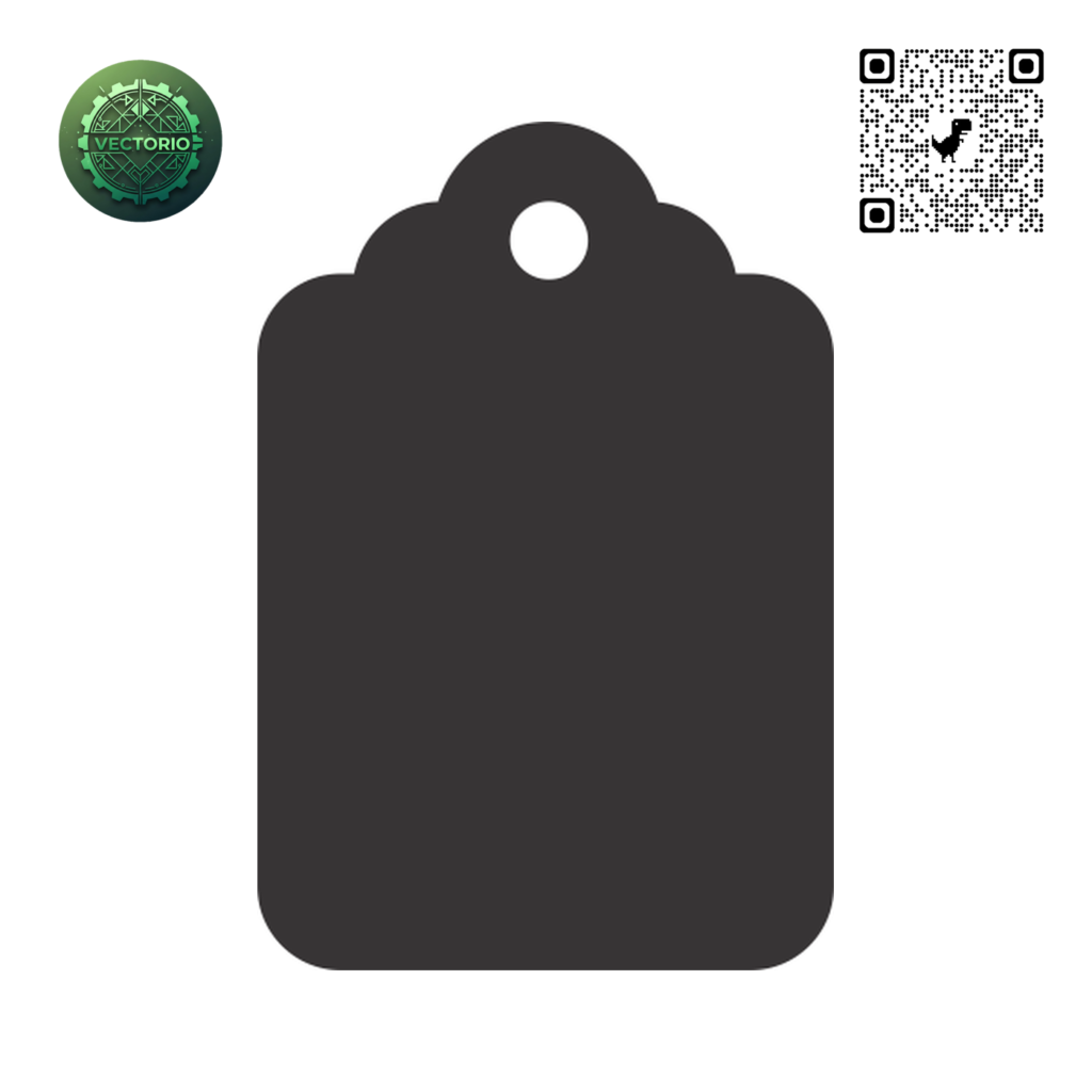 HANG TAG 19 vector design for laser cutting and engraving