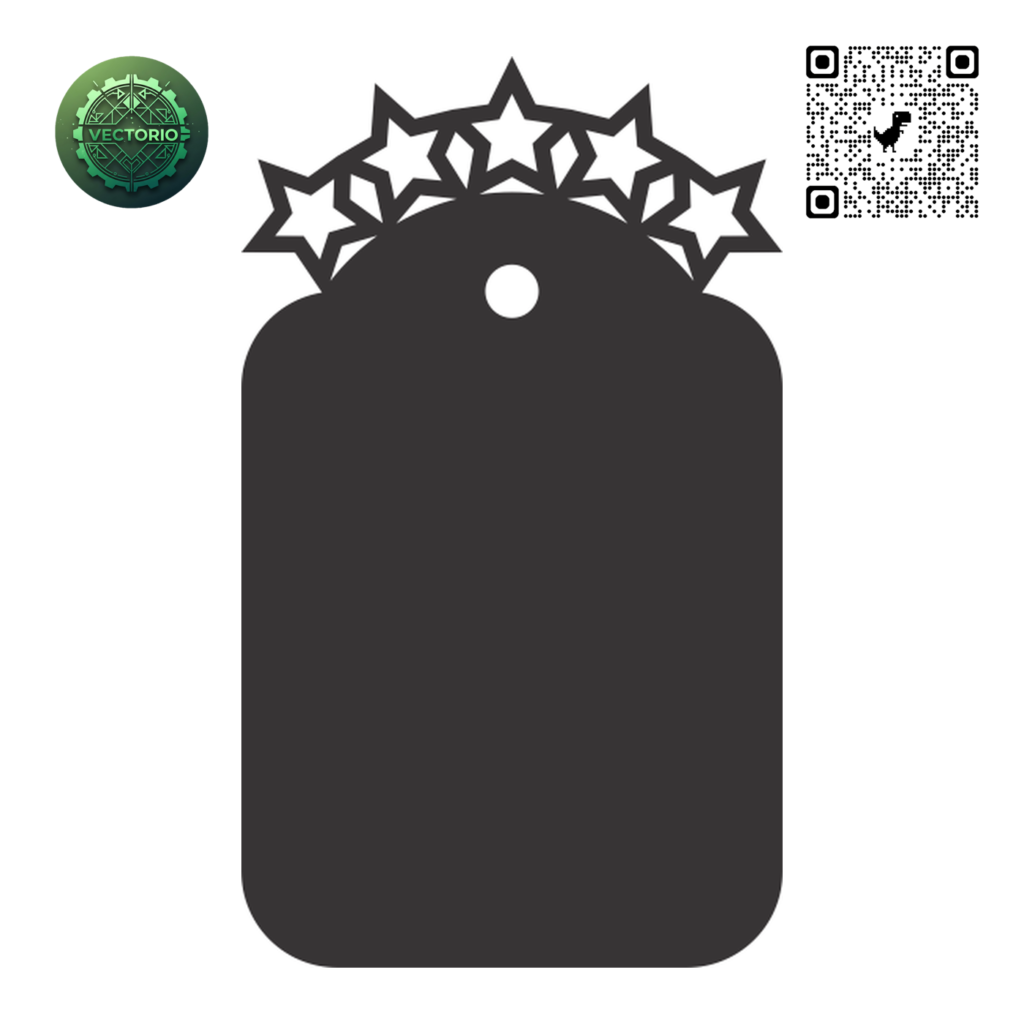 HANG TAG 41 vector design for laser cutting and engraving