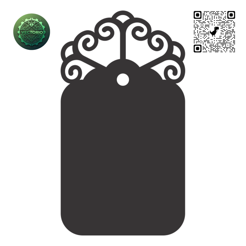 HANG TAG 45 vector design for laser cutting and engraving