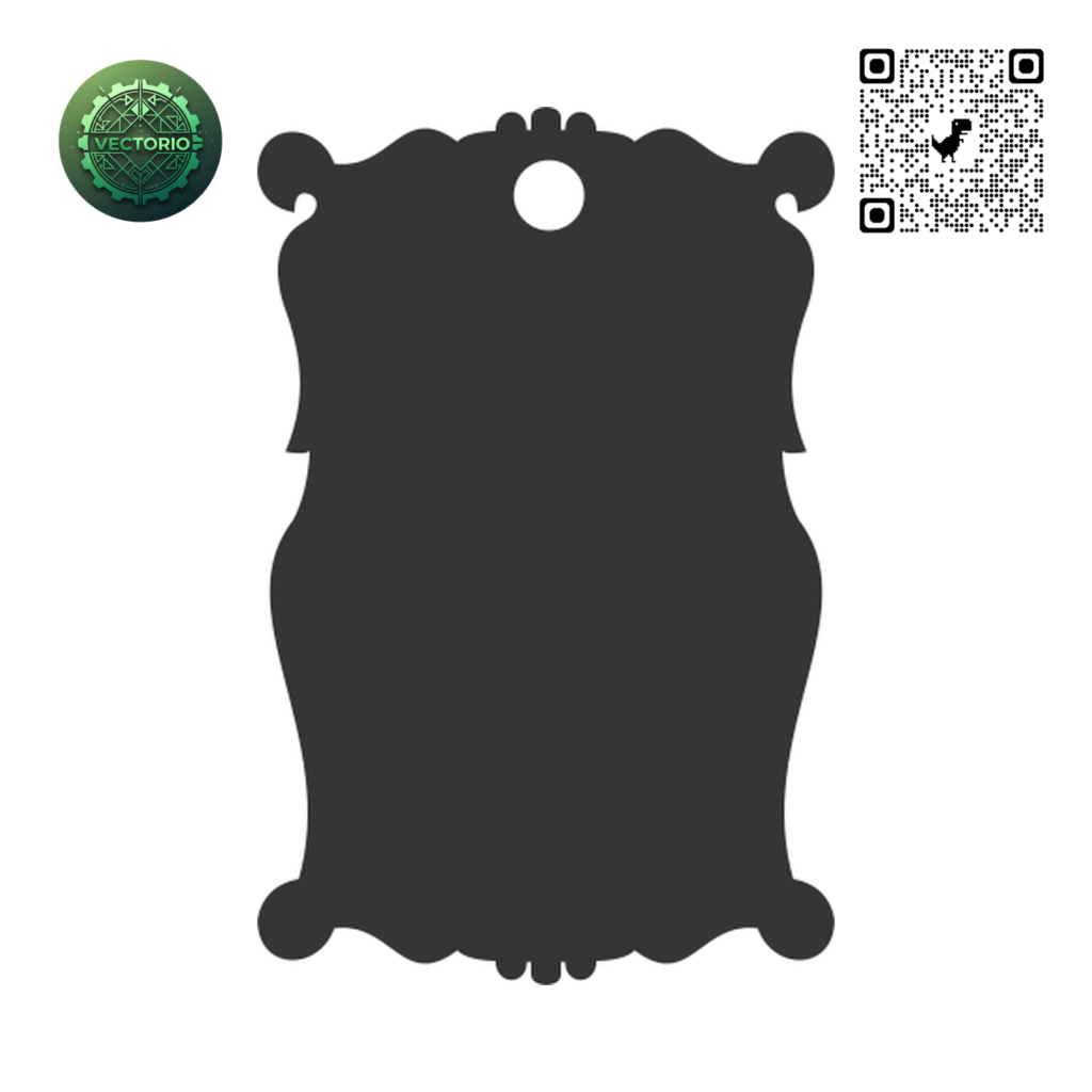 HANG TAG 66 vector design for laser cutting and engraving