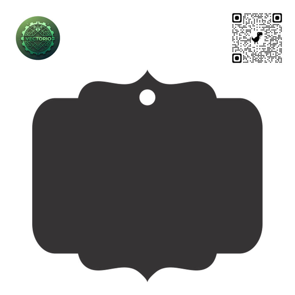 HANG TAG 72 vector design for laser cutting and engraving