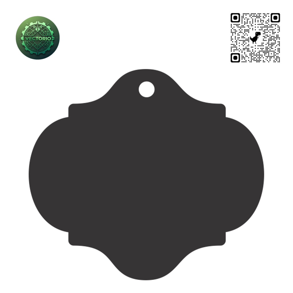 HANG TAG 81 vector design for laser cutting and engraving