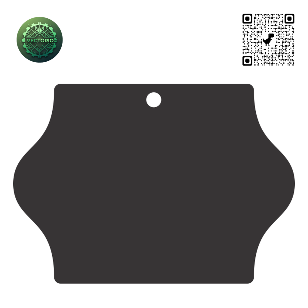 HANG TAG 82 vector design for laser cutting and engraving