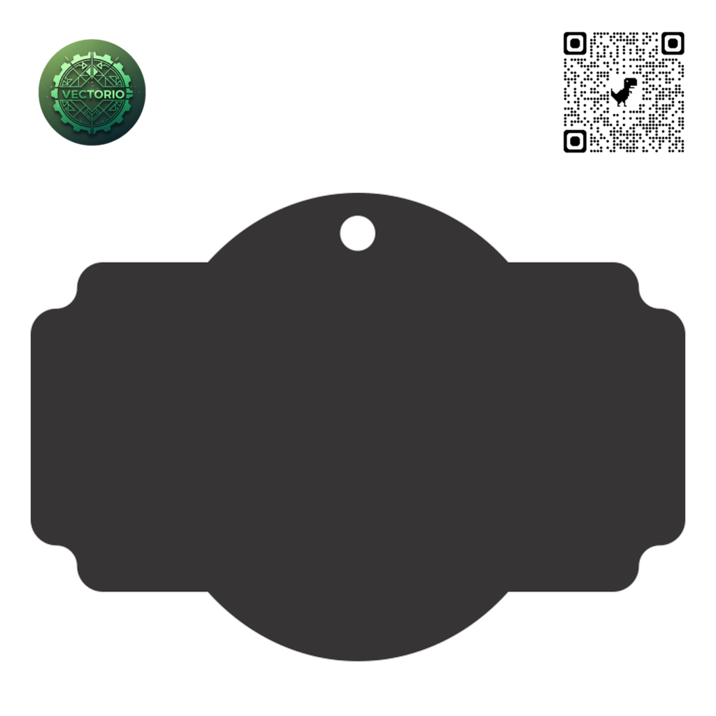 HANG TAG 85 vector design for laser cutting and engraving