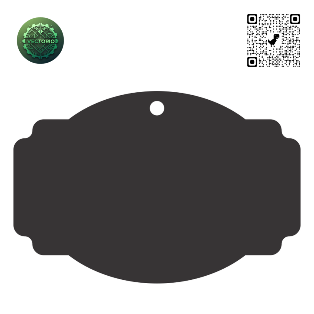 HANG TAG 86 vector design for laser cutting and engraving